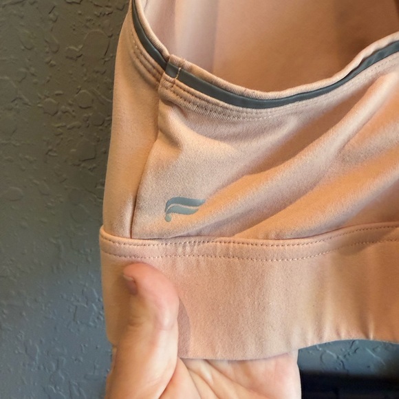 Fabletics Sandalwood/Persimmon Bra and Leggings Set - Picture 6 of 9